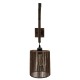 CASTI 00887 Boho Φωτιστικό Τοίχου - Απλίκα με Ντουί 1 x E27 AC 220-240V IP20 - Καφέ - Μ18 x Π30 x Υ75cm
