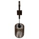 CASTI 00887 Boho Φωτιστικό Τοίχου - Απλίκα με Ντουί 1 x E27 AC 220-240V IP20 - Καφέ - Μ18 x Π30 x Υ75cm