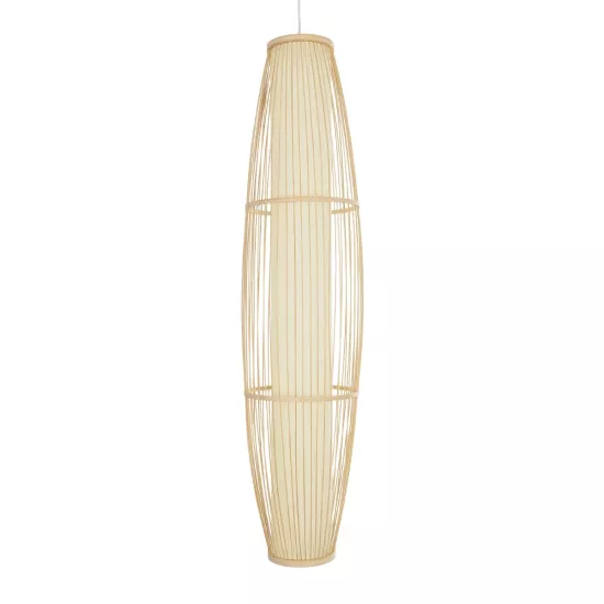 HIBISCUS 00892 Boho Κρεμαστό Φωτιστικό Οροφής με Ντουί 1 x E27 AC 220-240V IP20 - Μπεζ - Μ30 x Π30 x Υ120cm