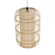 HIBISCUS 00893 Boho Κρεμαστό Φωτιστικό Οροφής με Ντουί 1 x E27 AC 220-240V IP20 - Μπεζ - Μ25 x Π25 x Υ42cm