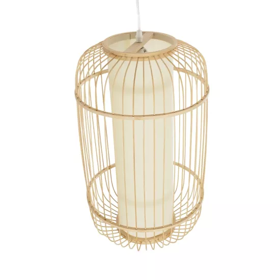 HIBISCUS 00894 Boho Κρεμαστό Φωτιστικό Οροφής με Ντουί 1 x E27 AC 220-240V IP20 - Μπεζ - Μ30 x Π30 x Υ50cm