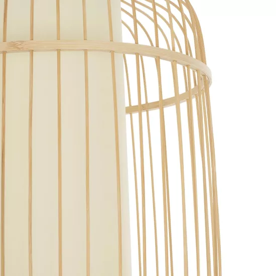 HIBISCUS 00894 Boho Κρεμαστό Φωτιστικό Οροφής με Ντουί 1 x E27 AC 220-240V IP20 - Μπεζ - Μ30 x Π30 x Υ50cm