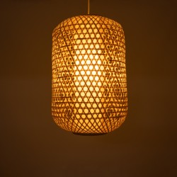 MAURITIUS 00901 Boho Κρεμαστό Φωτιστικό Οροφής με Ντουί 1 x E27 AC 220-240V IP20 - Μπεζ - Μ40 x Π40 x Υ60cm