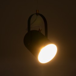 HAZEL 00928 Μοντέρνο Κρεμαστό Φωτιστικό Οροφής με Ντουί 1 x E27 AC 220-240V IP20 - Πράσινο & Χρυσό - Μ12 x Π12 x Υ27cm