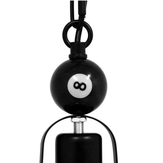 BILLIARD 00971 Vintage Κρεμαστό Φωτιστικό Καμπάνα Μονόφωτο 1 x E27 IP20 Mαύρο Μέταλλο με Μελί Γυαλί - Μ25 x Π25 x Υ29cm BILLIARD 00971 Vintage Κρεμαστό Φωτιστικό Καμπάνα Μονόφωτο 1 x E27 IP20 Mαύρο Μέταλλο με Μελί Γυαλί - Μ25 x Π25 x Υ29cm