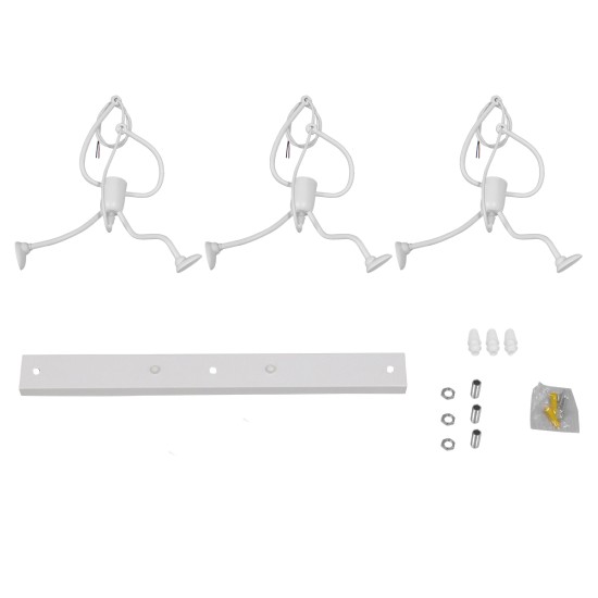 FIGURE 10000981 Παιδικό Κρεμαστό Φωτιστικό Ράγα Τρίφωτο 3 x E27 IP20 Λευκό Μέταλλο - Μ70 x Π10 x Υ105cm FIGURE 10000981 Παιδικό Κρεμαστό Φωτιστικό Ράγα Τρίφωτο 3 x E27 IP20 Λευκό Μέταλλο - Μ70 x Π10 x Υ105cm
