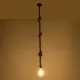 ROPE 01018 Boho Κρεμαστό Φωτιστικό Οροφής με Ντουί 1 x E27 AC 220-240V IP20 - Μπεζ - Μ3.5 x Π3.5 x Υ200cm