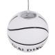 SPALDING NBA 01031 Παιδικό Κρεμαστό Φωτιστικό Μπάλα Μονόφωτο 1 x E27 IP20 Λευκό & Μαύρο Γυαλί - Μ25 x Π25 x Υ25cm SPALDING NBA 01031 Παιδικό Κρεμαστό Φωτιστικό Μπάλα Μονόφωτο 1 x E27 IP20 Λευκό & Μαύρο Γυαλί - Μ25 x Π25 x Υ25cm