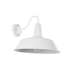 SORD 01051 Vintage Φωτιστικό Τοίχου - Απλίκα με Ντουί 1 x E27 AC 220-240V IP20 - Λευκό - Μ36 x Π42 x Υ32cm
