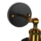 CATEL 01054 Vintage Επιτοίχιο Φωτιστικό Απλίκα Μονόφωτο 1 x E27 IP20 Μαύρο & Χρυσό Μέταλλο - Μ26 x Π15 x Υ30cm CATEL 01054 Vintage Επιτοίχιο Φωτιστικό Απλίκα Μονόφωτο 1 x E27 IP20 Μαύρο & Χρυσό Μέταλλο - Μ26 x Π15 x Υ30cm