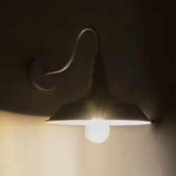 RAY 01066 Vintage Φωτιστικό Τοίχου - Απλίκα με Ντουί 1 x E27 AC 220-240V IP20 - Λευκό - Μ26 x Π37 x Υ32cm