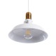 ANER 01072 Vintage Κρεμαστό Φωτιστικό Καμπάνα Μονόφωτο 1 x E27 IP20 Λευκό & Χρυσό Μέταλλο - Μ27.5 x Π27.5 x Υ19cm ANER 01072 Vintage Κρεμαστό Φωτιστικό Καμπάνα Μονόφωτο 1 x E27 IP20 Λευκό & Χρυσό Μέταλλο - Μ27.5 x Π27.5 x Υ19cm