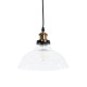 WICKHAM 01075 Vintage Κρεμαστό Φωτιστικό Οροφής με Ντουί 1 x E27 AC 220-240V IP20 - Διάφανο & Χρυσό - Μ24.5 x Π24.5 x Υ15cm