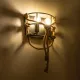 BARBOSA 01083 Vintage Επιτοίχιο Φωτιστικό Απλίκα Δίφωτο 2 x E27 IP20 Μαύρο Μέταλλο με Μπεζ Σχοινί Μ30 x Π16 x Υ20cm BARBOSA 01083 Vintage Επιτοίχιο Φωτιστικό Απλίκα Δίφωτο 2 x E27 IP20 Μαύρο Μέταλλο με Μπεζ Σχοινί Μ30 x Π16 x Υ20cm