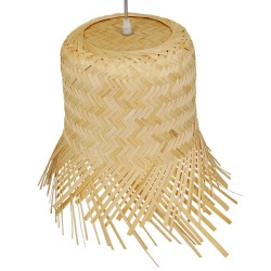 HAWAII 01103 Boho Κρεμαστό Φωτιστικό Οροφής με Ντουί 1 x E27 AC 220-240V IP20 - Μπεζ - Μ40 x Π40 x Y43cm