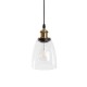 WICKHAM 01168 Vintage Κρεμαστό Φωτιστικό Καμπάνα Μονόφωτο 1 x E27 IP20 Διάφανο Γυαλί με Μαύρο & Χρυσό Μέταλλο - Μ14 x Π14 x Y23cm WICKHAM 01168 Vintage Κρεμαστό Φωτιστικό Καμπάνα Μονόφωτο 1 x E27 IP20 Διάφανο Γυαλί με Μαύρο & Χρυσό Μέταλλο - Μ14 x Π14 x Y23cm