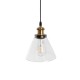 WICKHAM 01169 Vintage Κρεμαστό Φωτιστικό Καμπάνα Μονόφωτο 1 x E27 IP20 Διάφανο Γυαλί με Μαύρο & Χρυσό Μέταλλο - Μ18 x Π18 x Y20cm WICKHAM 01169 Vintage Κρεμαστό Φωτιστικό Καμπάνα Μονόφωτο 1 x E27 IP20 Διάφανο Γυαλί με Μαύρο & Χρυσό Μέταλλο - Μ18 x Π18 x Y20cm