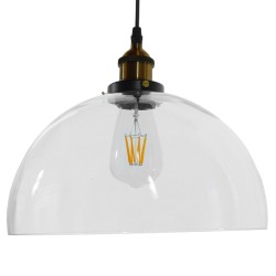 WICKHAM 01171 Vintage Κρεμαστό Φωτιστικό Οροφής με Ντουί 1 x E27 AC 220-240V IP20 - Πολύχρωμο - Μ30 x Π30 x Y25cm