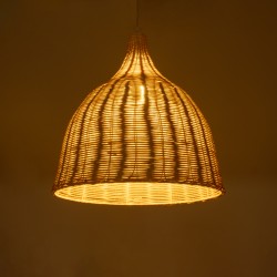 BAHAMAS 01203 Boho Κρεμαστό Φωτιστικό Οροφής με Ντουί 1 x E27 AC 220-240V IP20 - Μπεζ - Μ45 x Π45 x Υ47cm