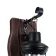 BRASRA 01204 Vintage Φωτιστικό Τοίχου - Απλίκα με Ντουί 1 x E27 AC 220-240V IP20 - Καφέ & Μαύρο - Μ15 x Π20 x Υ30cm