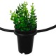 FLOWERPOT 10001210 Μοντέρνο Κρεμαστό Φωτιστικό Ανάρτηση Μονόφωτο 1 x E27 IP20 Μαύρο Μέταλλο με Πράσινο Πλαστικό - Μ27 x Π27 x Υ40cm FLOWERPOT 10001210 Μοντέρνο Κρεμαστό Φωτιστικό Ανάρτηση Μονόφωτο 1 x E27 IP20 Μαύρο Μέταλλο με Πράσινο Πλαστικό - Μ27 x Π27 x Υ40cm