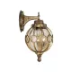 ETOILE 01227 Vintage Επιτοίχιο Φωτιστικό Απλίκα Μονόφωτο 1 x E27 IP20 Μπρούτζινο Μέταλλο με Μελί Γυαλί - Μ19 x Π21 x Υ34cm