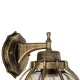 ETOILE 01227 Vintage Επιτοίχιο Φωτιστικό Απλίκα Μονόφωτο 1 x E27 IP20 Μπρούτζινο Μέταλλο με Μελί Γυαλί - Μ19 x Π21 x Υ34cm