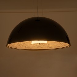 SERENIA 01270 Μοντέρνο Κρεμαστό Φωτιστικό Οροφής με Ντουί 1 x E27 AC 220-240V IP20 - Μαύρο & Λευκό - Μ60 x Π60 x Υ30cm