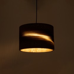 SANTORINI 01290 Boho Κρεμαστό Φωτιστικό Οροφής με Ντουί 1 x E27 AC 220-240V IP20 - Καφέ - Μ30 x Π30 x Y20cm