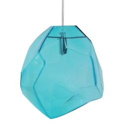 RINA 01306 Μοντέρνο Κρεμαστό Φωτιστικό Οροφής με Ντουί 1 x G9 AC 220-240V IP20 - Γαλάζιο - Μ20 x Π20 x Υ20cm