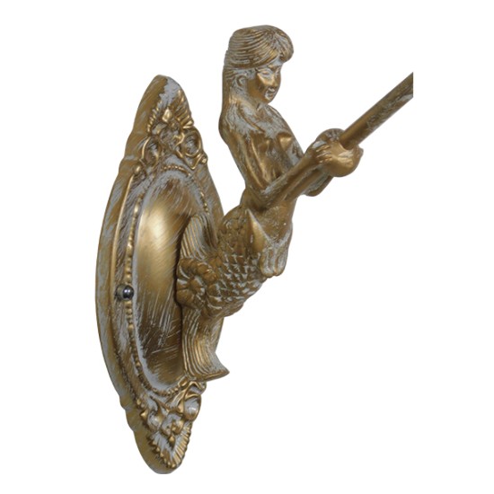 MERMAID 01317 Vintage Επιτοίχιο Φωτιστικό Απλίκα Μονόφωτο 1 x E27 IP20 Λευκό Γυαλί με Λευκό & Χρυσό Μέταλλο - Μ12.5 x Π28 x Υ27cm MERMAID 01317 Vintage Επιτοίχιο Φωτιστικό Απλίκα Μονόφωτο 1 x E27 IP20 Λευκό Γυαλί με Λευκό & Χρυσό Μέταλλο - Μ12.5 x Π28 x Υ27cm