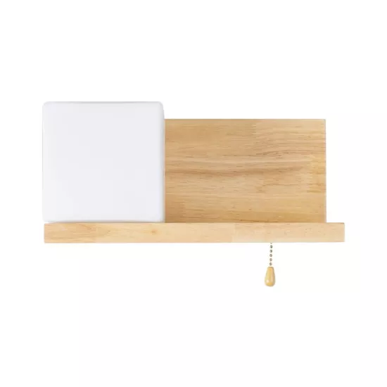 AMITY 01365 Μοντέρνο Φωτιστικό Τοίχου - Απλίκα με Ντουί 1 x E27 AC 220-240V IP20 - Μπεζ & Λευκό - Μ30 x Π14.5 x Υ15cm