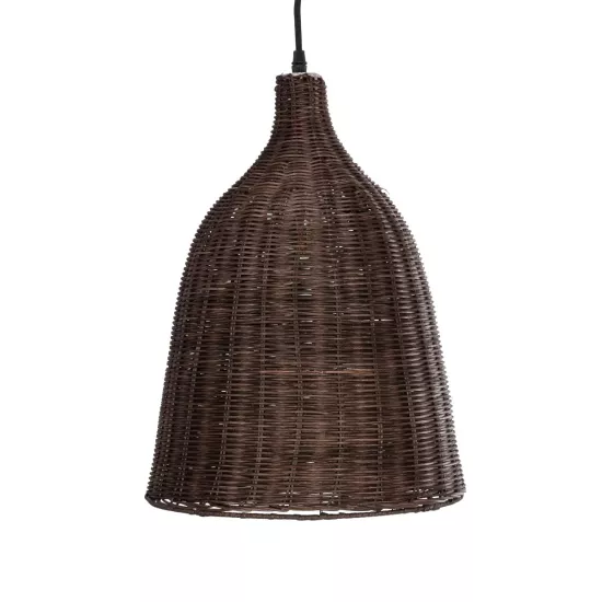 BAHAMAS 01367 Boho Κρεμαστό Φωτιστικό Οροφής με Ντουί 1 x E27 AC 220-240V IP20 - Καφέ - Μ30 x Π30 x Υ40cm