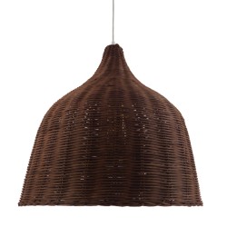 BAHAMAS 01368 Boho Κρεμαστό Φωτιστικό Οροφής με Ντουί 1 x E27 AC 220-240V IP20 - Καφέ - Μ45 x Π45 x Υ45cm