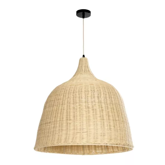 BAHAMAS 01370 Boho Κρεμαστό Φωτιστικό Οροφής με Ντουί 1 x E27 AC 220-240V IP20 - Μπεζ - Μ60 x Π60 x Υ60cm