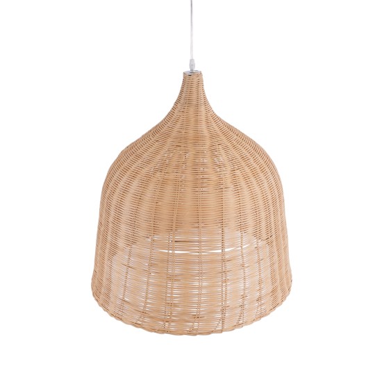BAHAMAS 01370 Boho Κρεμαστό Φωτιστικό Καμπάνα Μονόφωτο 1 x E27 IP20 Μπεζ Ξύλο - Μ60 x Π60 x Υ60cm BAHAMAS 01370 Boho Κρεμαστό Φωτιστικό Καμπάνα Μονόφωτο 1 x E27 IP20 Μπεζ Ξύλο - Μ60 x Π60 x Υ60cm
