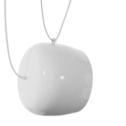 JASPER 01374 Μοντέρνο Κρεμαστό Φωτιστικό Οροφής με Ντουί 1 x E27 AC 220-240V IP20 - Λευκό - Μ25 x Π25 x Υ22cm