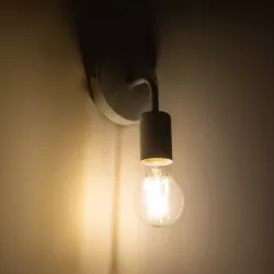 DON 01397 Vintage Φωτιστικό Τοίχου - Απλίκα με Ντουί 1 x E27 AC 220-240V IP20 - Λευκό - Μ10 x Π7 x Υ16cm