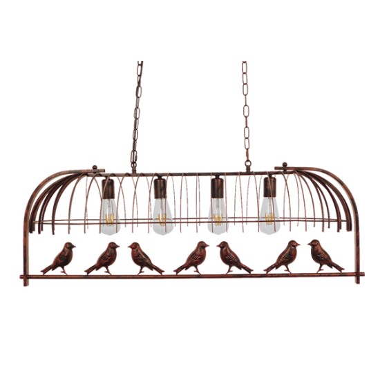NEST 01402 Vintage Κρεμαστό Φωτιστικό Φιγούρα Πολύφωτο 4 x E27 IP20 Χάλκινο Μέταλλο με Πράσινο Πλαστικό - Μ103 x Π34 x Υ36.5cm NEST 01402 Vintage Κρεμαστό Φωτιστικό Φιγούρα Πολύφωτο 4 x E27 IP20 Χάλκινο Μέταλλο με Πράσινο Πλαστικό - Μ103 x Π34 x Υ36.5cm