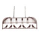 NEST 01402 Vintage Κρεμαστό Φωτιστικό Φιγούρα Πολύφωτο 4 x E27 IP20 Χάλκινο Μέταλλο με Πράσινο Πλαστικό - Μ103 x Π34 x Υ36.5cm NEST 01402 Vintage Κρεμαστό Φωτιστικό Φιγούρα Πολύφωτο 4 x E27 IP20 Χάλκινο Μέταλλο με Πράσινο Πλαστικό - Μ103 x Π34 x Υ36.5cm