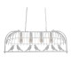 NEST 01403 Vintage Κρεμαστό Φωτιστικό Φιγούρα Πολύφωτο 4 x E27 IP20 Λευκό Μέταλλο με Πράσινο Πλαστικό - Μ103 x Π34 x Υ36.5cm NEST 01403 Vintage Κρεμαστό Φωτιστικό Φιγούρα Πολύφωτο 4 x E27 IP20 Λευκό Μέταλλο με Πράσινο Πλαστικό - Μ103 x Π34 x Υ36.5cm