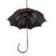 UMBRELLA 01406 Vintage Industrial Κρεμαστό Φωτιστικό Οροφής Πολύφωτο 5 x E27 Μαύρο Καφέ Σκουριά Μεταλλικό Φ58 x Υ60cm