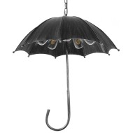 UMBRELLA 01407 Vintage Industrial Κρεμαστό Φωτιστικό Οροφής Πολύφωτο Γκρι Σκουριά Μεταλλικό Φ58 x Υ60cm