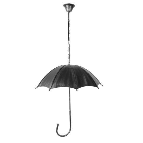 UMBRELLA 01407 Vintage Industrial Κρεμαστό Φωτιστικό Οροφής Πολύφωτο Γκρι Σκουριά Μεταλλικό Φ58 x Υ60cm