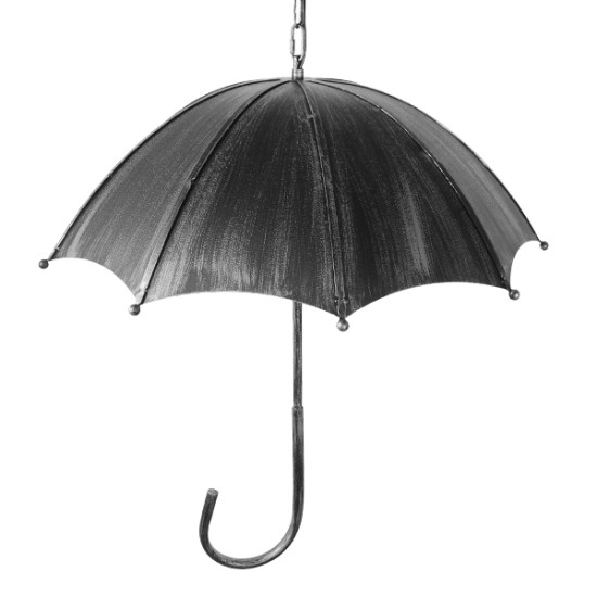 UMBRELLA 01407 Vintage Industrial Κρεμαστό Φωτιστικό Οροφής Πολύφωτο Γκρι Σκουριά Μεταλλικό Φ58 x Υ60cm