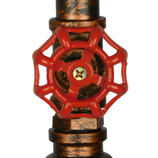 SPIGOT 01414 Vintage Κρεμαστό Φωτιστικό Ανάρτηση Μονόφωτο 1 x E27 IP20 Καφέ & Κόκκινο Μέταλλο - Μ5 x Π5 x Y20cm SPIGOT 01414 Vintage Κρεμαστό Φωτιστικό Ανάρτηση Μονόφωτο 1 x E27 IP20 Καφέ & Κόκκινο Μέταλλο - Μ5 x Π5 x Y20cm