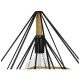 FLUTED 01422 Vintage Κρεμαστό Φωτιστικό Πλέγμα Μονόφωτο 1 x E27 IP20 Μαύρο Μέταλλο με Μπεζ Σχοινί - Μ50 x Π50 x Y44cm FLUTED 01422 Vintage Κρεμαστό Φωτιστικό Πλέγμα Μονόφωτο 1 x E27 IP20 Μαύρο Μέταλλο με Μπεζ Σχοινί - Μ50 x Π50 x Y44cm
