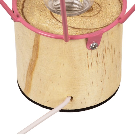 ANTLER 01442 Επιτραπέζιο Φωτιστικό Πορτατίφ LED -W -lm -° DC 5V IP20 Θερμό Λευκό 3000K Ροζ Μέταλλο με Μπεζ Ξύλο - Μ19 x Π19 x Υ23cm - 2 Xρόνια Εγγύηση ANTLER 01442 Επιτραπέζιο Φωτιστικό Πορτατίφ LED -W -lm -° DC 5V IP20 Θερμό Λευκό 3000K Ροζ Μέταλλο με Μπεζ Ξύλο - Μ19 x Π19 x Υ23cm - 2 Xρόνια Εγγύηση