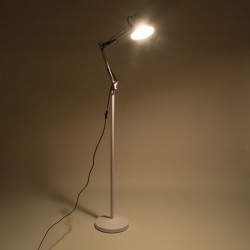 AUDREY 01471 Vintage Επιδαπέδιο Φωτιστικό με Ντουί 1 x E27 AC 220-240V IP20 - Λευκό - Μ15 x Π15 x Υ190cm