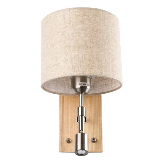ELEGANT 01496 Μοντέρνο Επιτοίχιο Φωτιστικό Απλίκα με Ρυθμίζόμενο Σώμα LED Δίφωτο 1 x E27 IP20 Μπεζ Ύφασμα με Μπρούτζινο Μέταλλο - Μ18 x Π23.5 x Υ31cm ELEGANT 01496 Μοντέρνο Επιτοίχιο Φωτιστικό Απλίκα με Ρυθμίζόμενο Σώμα LED Δίφωτο 1 x E27 IP20 Μπεζ Ύφασμα με Μπρούτζινο Μέταλλο - Μ18 x Π23.5 x Υ31cm